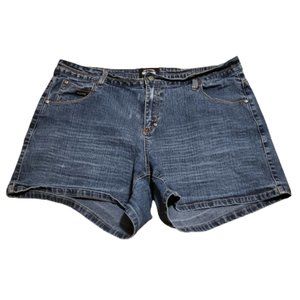 Squeeze Blue Jean Shorts Denim Vintage Y2K Summer Blue | Women's 18W Pre-owned